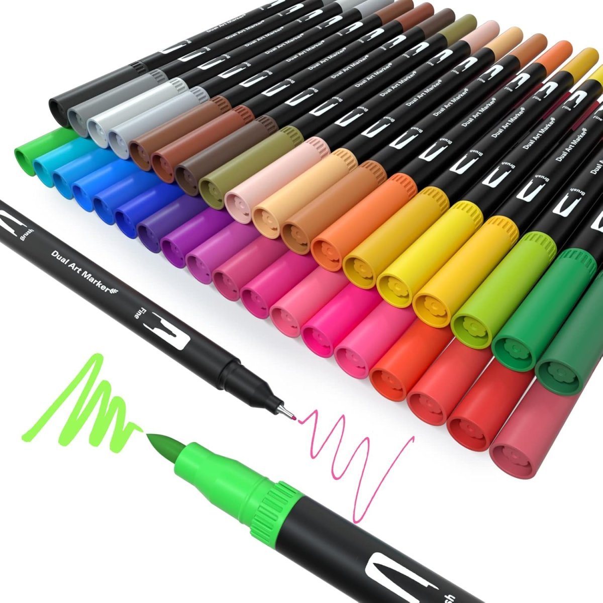 Brush Pen Fırça Uçlu Keçeli Kalem Seti