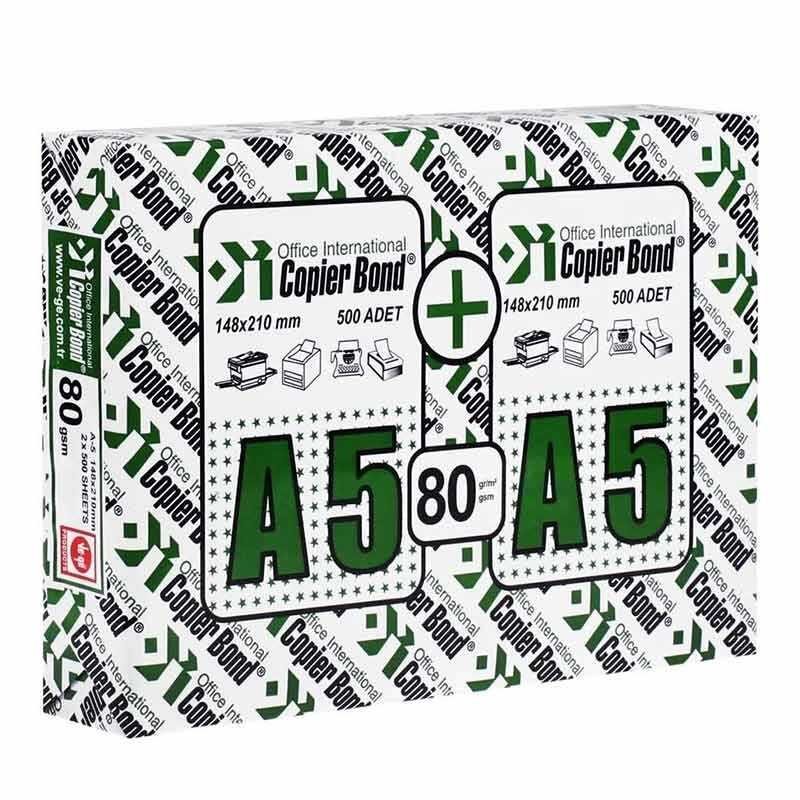 Copier Bond A5 Fotokopi Kağıdı 80 g/m² 1.000 Yaprak