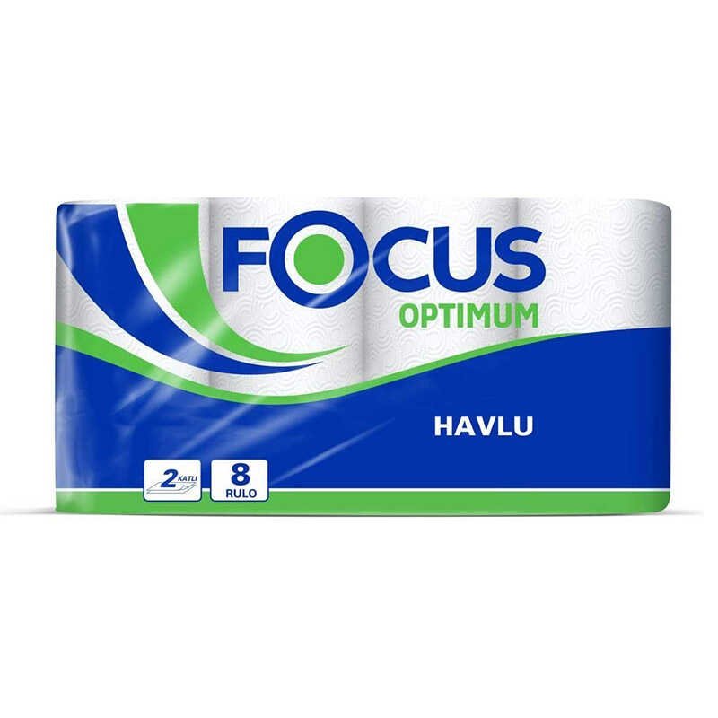 Focus Extra Kağıt Havlu Çift Katlı 22.75 x 12 cm 90 Yaprak 8 Adet
