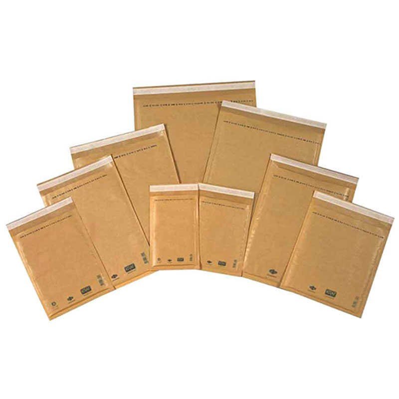 Hava Kabarcıklı Zarf 24 x 32 cm 10 Adet - Kraft