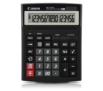 Canon WS-1610T Masaüstü Hesap Makinesi 16 Haneli