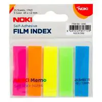 Noki Memo 12050 Yapışkanlı Film Index 12 x 45 mm 25 Yaprak 5 Renk