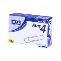 MAS 240 Ataş 32 mm No:4 100 Adet - Metalik Gri