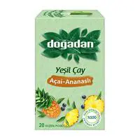 Doğadan Yeşil Çay Açai Ananaslı 2 g x 20 Adet
