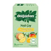 Doğadan Yeşil Çay Tropikal Tatlar 1.1 g x 18 Adet