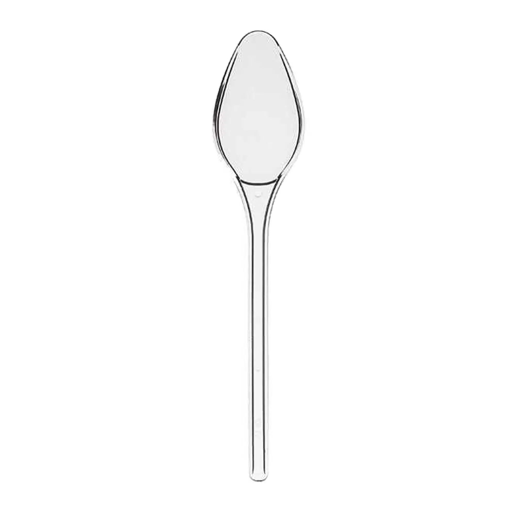 Asorty Uzay Plastik Kaşık 50 Adet - Şeffaf