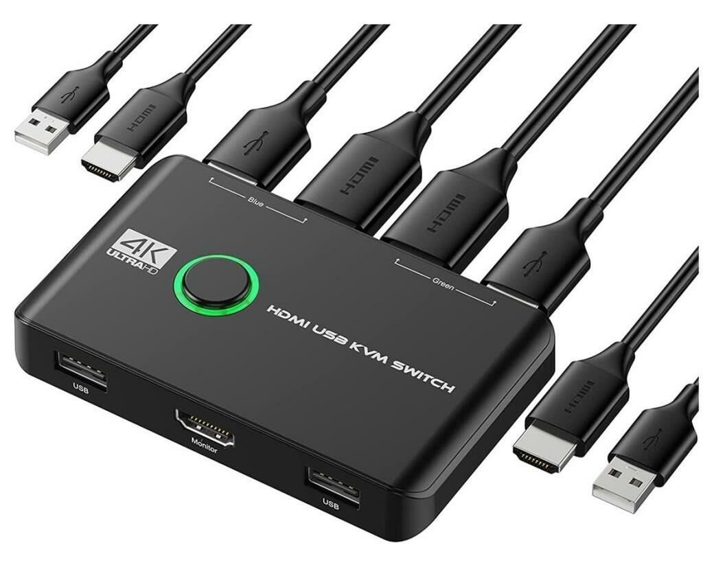 KVM Switch (Klavye Mouse Video)