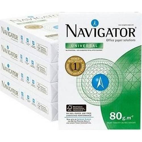 Navigator A4 Fotokopi Kağıdı 80 g/m² 500 Yaprak x 25 Paket (5 Koli)