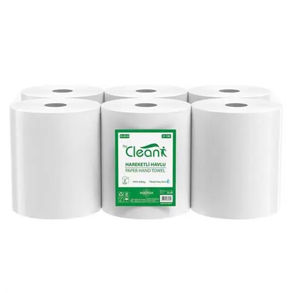Rulopak By Clean Hareketli Kağıt Havlu Çift Katlı 21 cm x 58 m 6 Adet