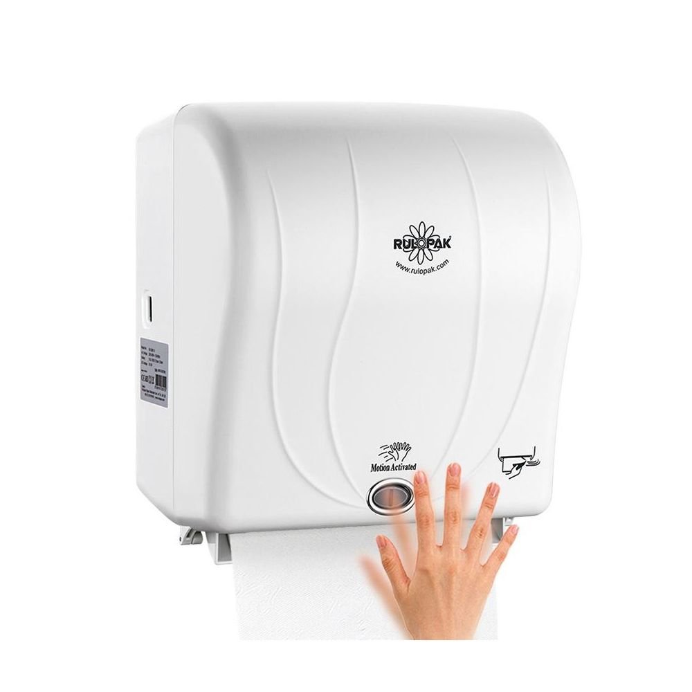 Rulopak Kağıt Havlu Makinesi Sensörlü - Beyaz