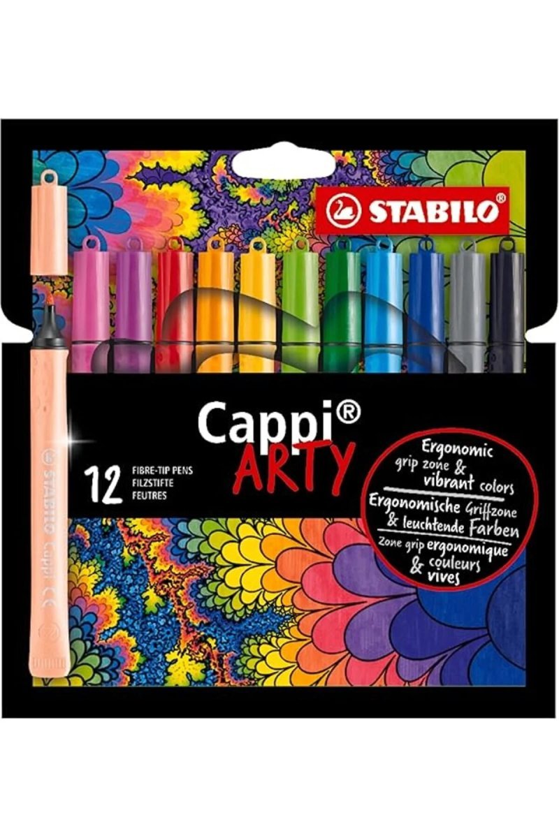 Stabilo Cappi Keçeli Kalem (Kapak Bağlamalı)