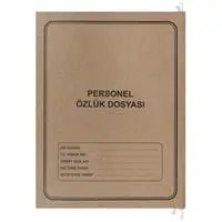 Tunakart P3003 Personel Özlük Dosyası Askılı Telli 31.2 x 24 cm - 4 Yaprak