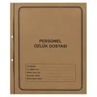 Tunakart P3005 Personel Özlük Dosyası Telli Kapsüllü 31.2 x 24 cm - 4 Yaprak